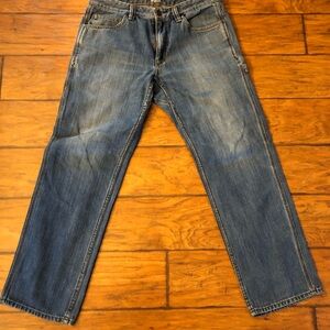 Men’s Ridgecut Durable Straight Leg Utility Work Jeans 34” x 31 - 32”